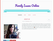 Tablet Screenshot of familyissuesonline.net